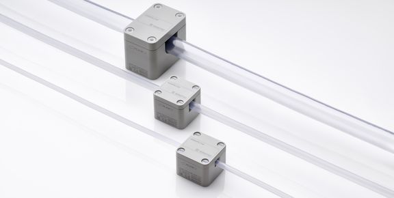 Non-contact ultrasonic clamp-on flow sensor SEMIFLOW CO.65