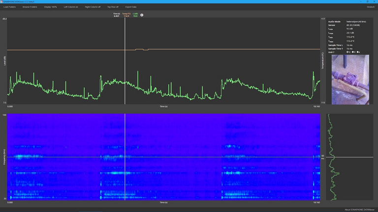 Steam Trap Inspection: Sound Example 4 | Thermostatic Steam Trap 1 | Working Properly