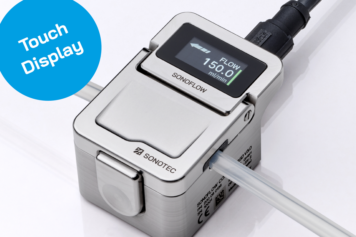 Non-Contact Ultrasonic Clamp-On Flow Meter SONOFLOW CO.55 SD V3.0 Non-Contact Ultrasonic Clamp-On Flow Meter SONOFLOW CO.55 SD V3.0