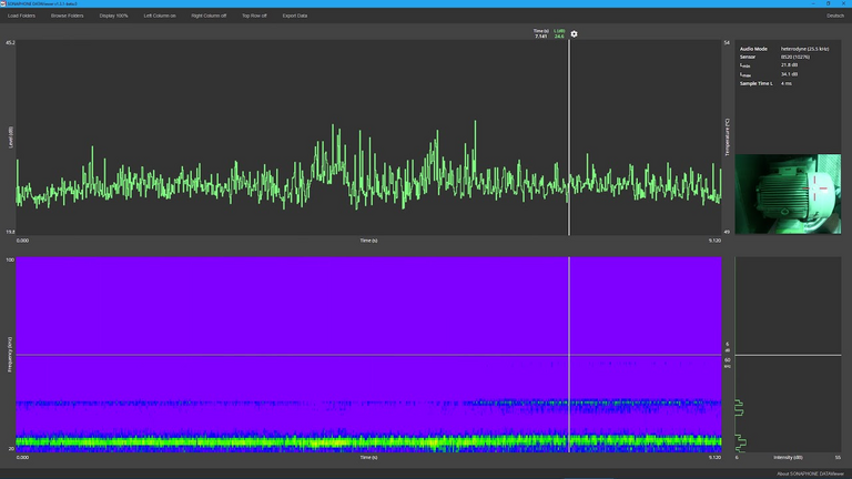 Ultrasonic Bearing Inspection: Comparative Inspection | Sound Example 1 | Bearing 2