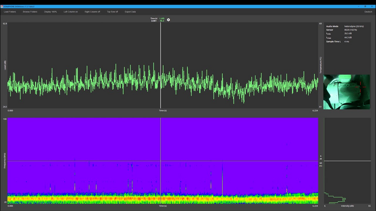 Ultrasonic Bearing Inspection: Comparative Inspection | Sound Example 1 | Bearing 1