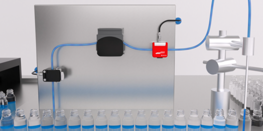 Automated Fill & Finish Solutions with Non-Contact Flow Meters and Bubble Detectors Automated Fill & Finish Solutions with Non-Contact Flow Meters and Bubble Detectors
