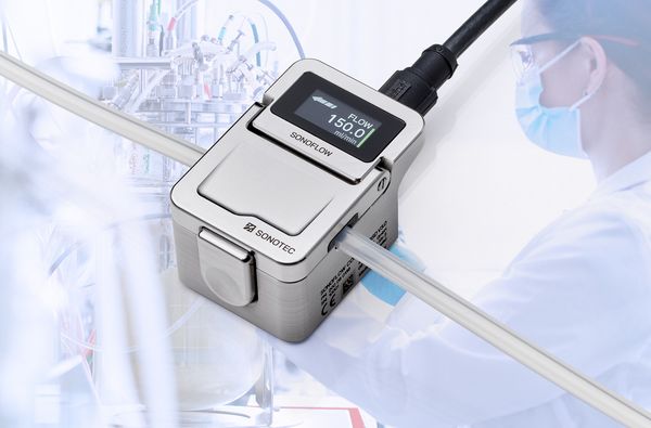 Non-contact flow meter made of stainless steel