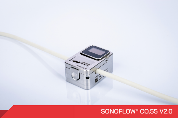 Non-Contact Ultrasonic Clamp-On Flow Meter SONOFLOW CO.55 V2.0