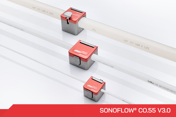 Non-Contact Ultrasonic Clamp-On Flow Meter SONOFLOW CO.55 V3.0