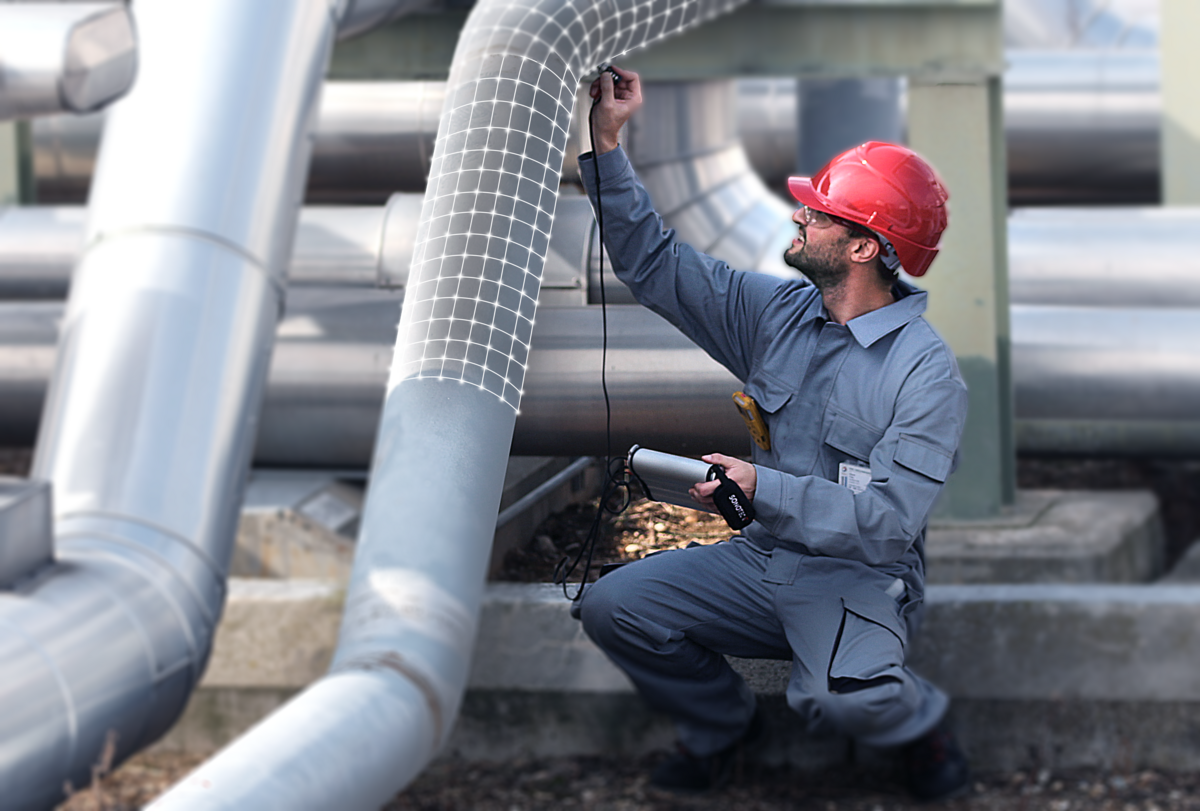 Ultrasonic corrosion testing with SONOWALL 70 and SONOGRID Software