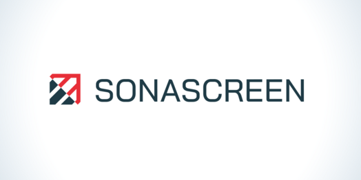 SONASCREEN Logo Acoustic Camera