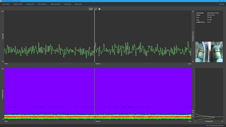 Ultrasonic Bearing Inspection: Comparative Inspection | Sound Example 2 | Bearing 2