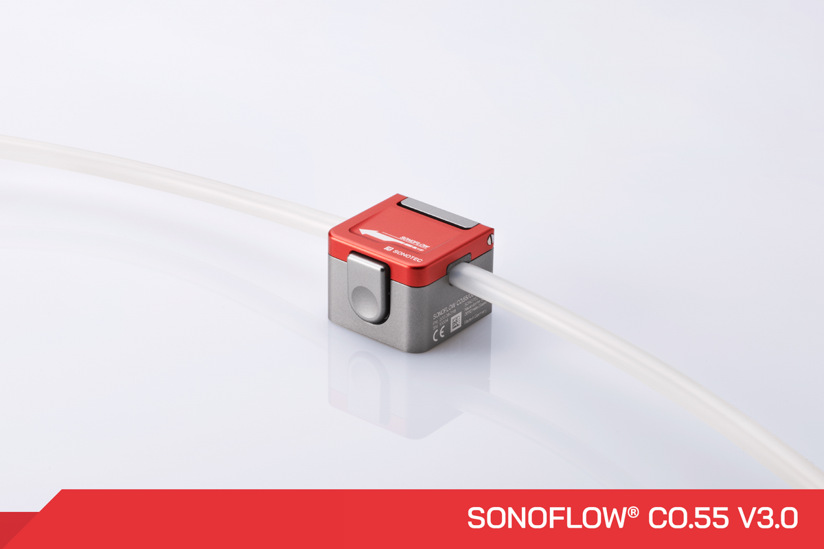 Non-Contact Ultrasonic Clamp-On Flow Meter SONOFLOW CO.55 V3.0 Non-Contact Ultrasonic Clamp-On Flow Meter SONOFLOW CO.55 V3.0