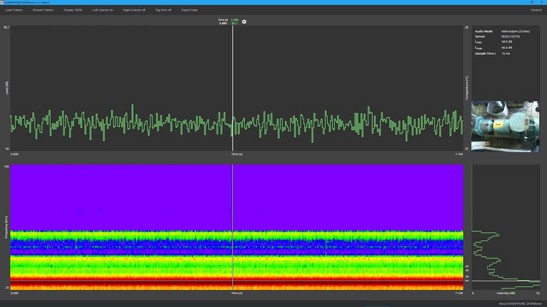 Ultrasonic Bearing Inspection: Comparative Inspection | Sound Example 2 | Bearing 1