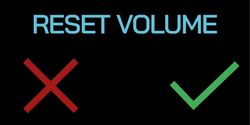 Reset Volume Page of SONOFLOW CO.55 SD V3.0 Touch Display